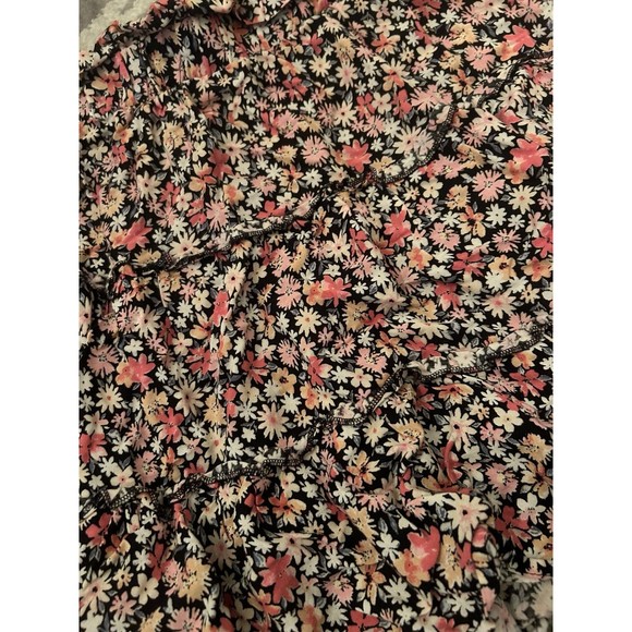 Wild Fable Pink Floral Ruffle Tiered Mini Skirt - Picture 2 of 3